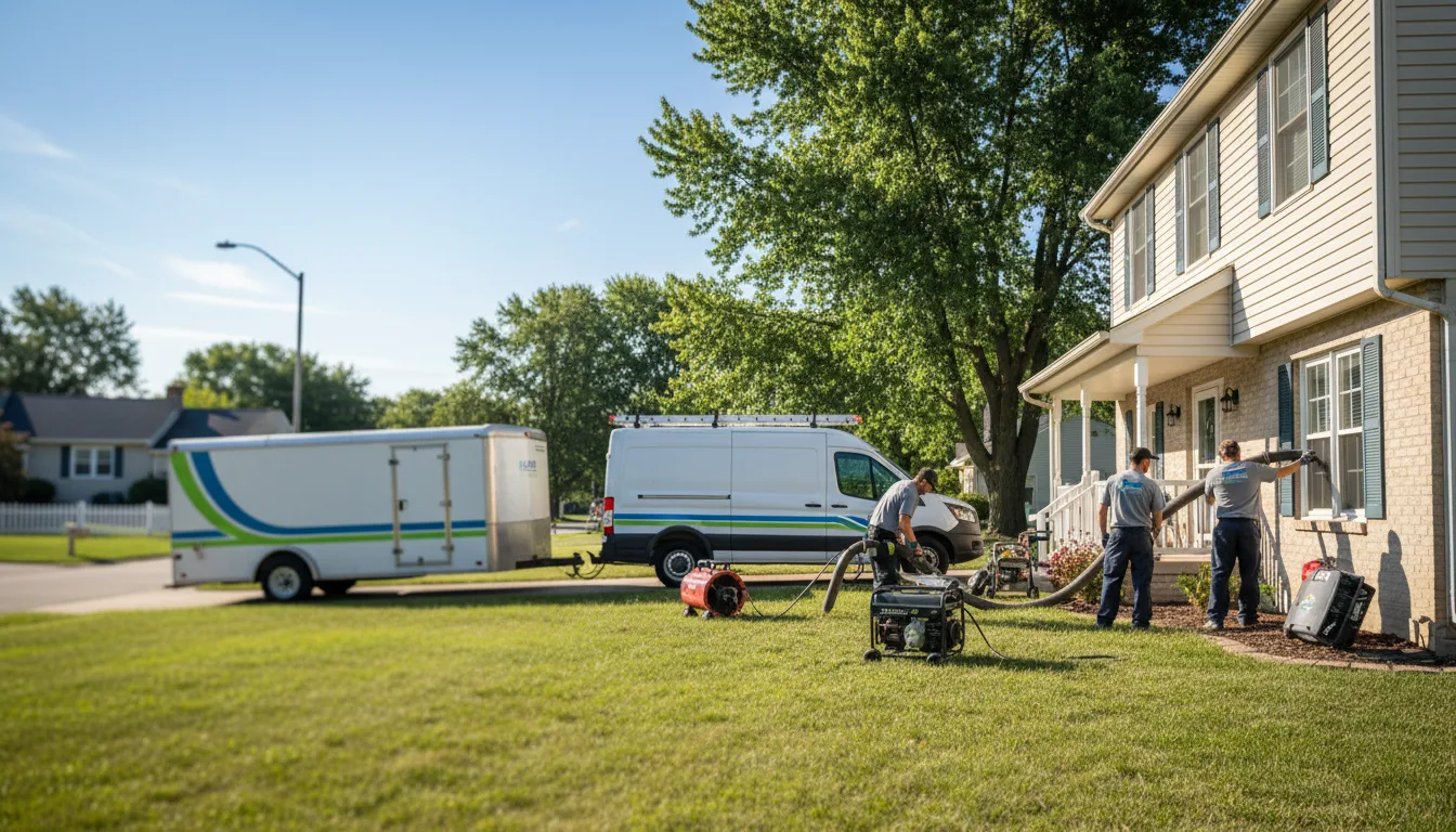 Flooded Basement Restoration And Cleanup With Repair in Dennard, AR near me